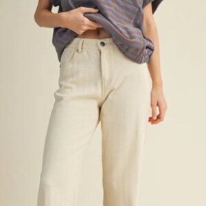 Straight Leg Pants Oatmeal